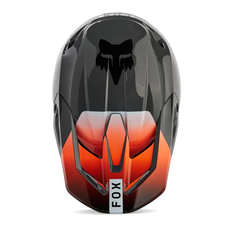 Capacete de motocross Fox Racing V1 Ballast Cinza Tamanho M